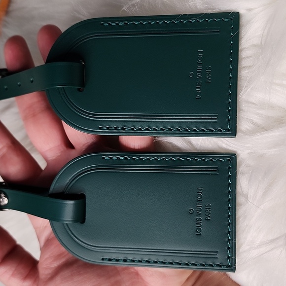 BNEW UNUSED LOUIS VUITTON LARGE HUNTER GREEN TAG - Picture 11 of 14